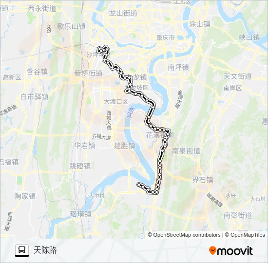858路 Bus Line Map