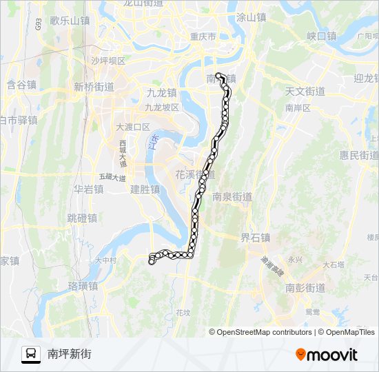 公交898路的线路图