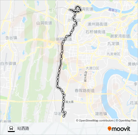 203路 Bus Line Map
