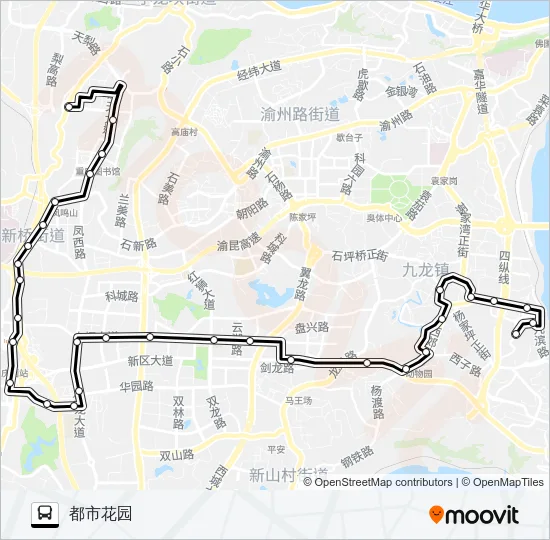 204路 Bus Line Map