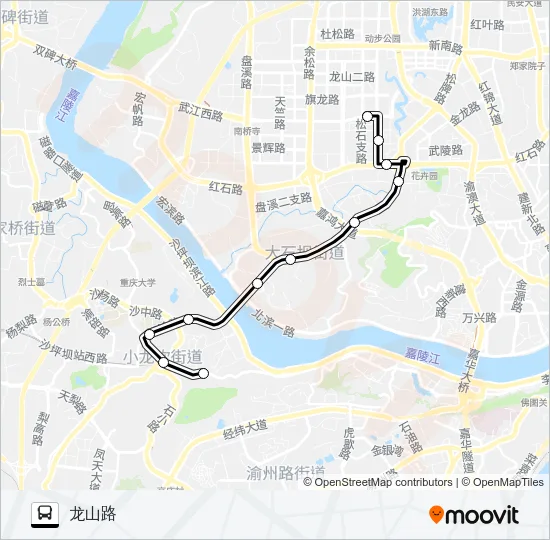 205路 Bus Line Map