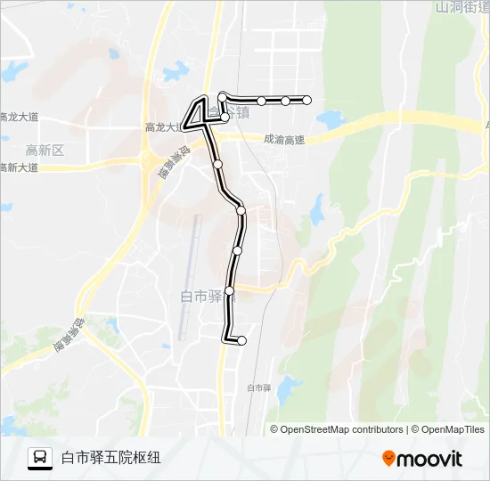 206路 Bus Line Map
