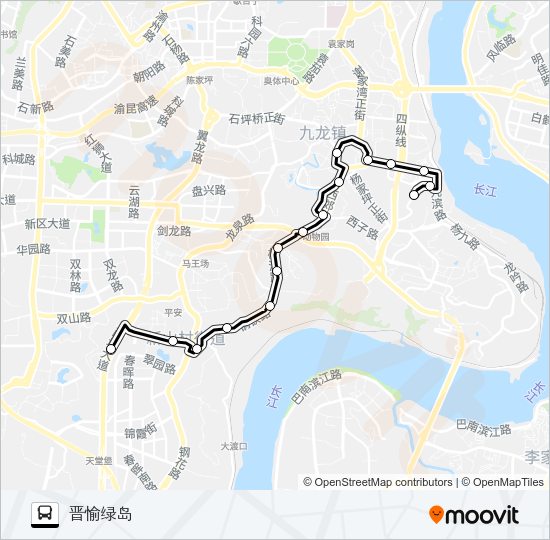 公交226路的线路图