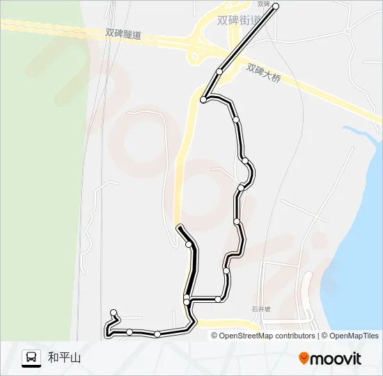 232路 Bus Line Map