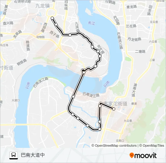 233路 Bus Line Map