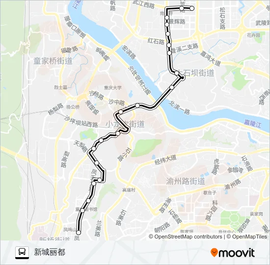 公交236路的线路图