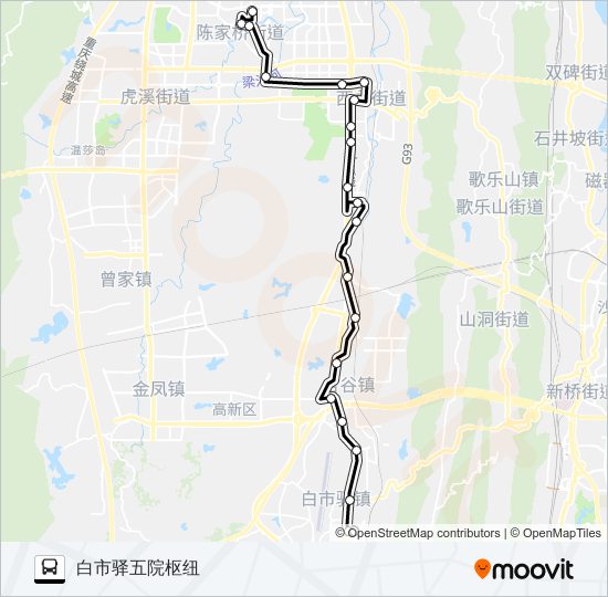 253路 bus Line Map