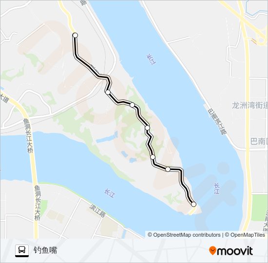 公交255路的线路图