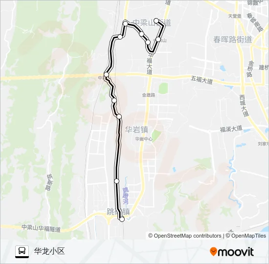 257路 Bus Line Map