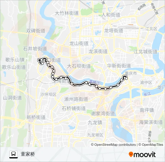 261路 Bus Line Map