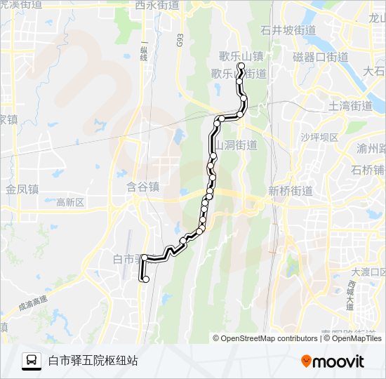 263路 Bus Line Map