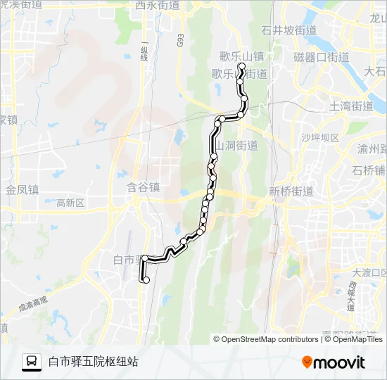 263路 Bus Line Map