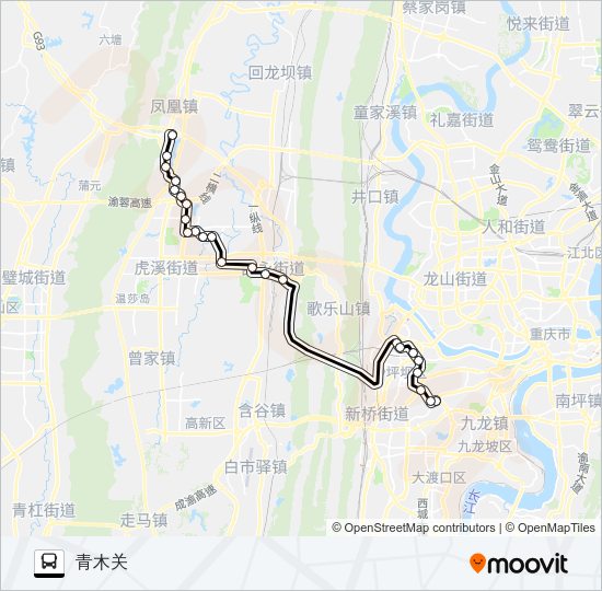 公交276路的线路图