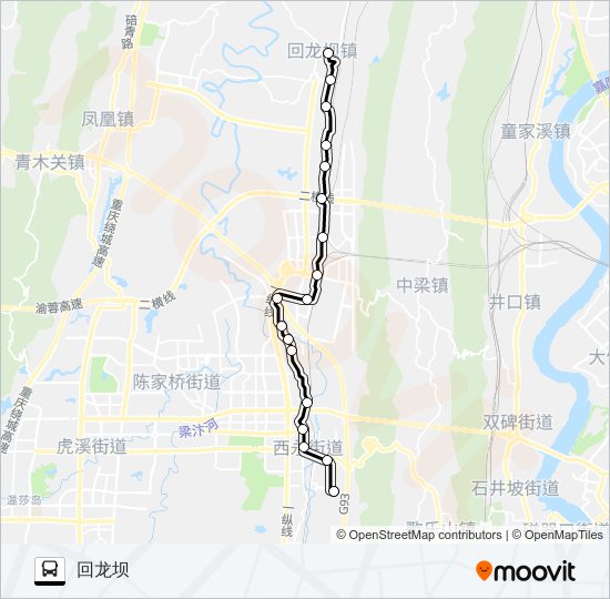 公交279路的线路图