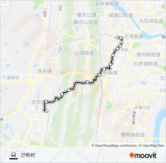 281路 Bus Line Map