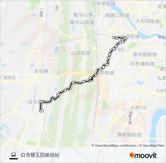 281路 Bus Line Map