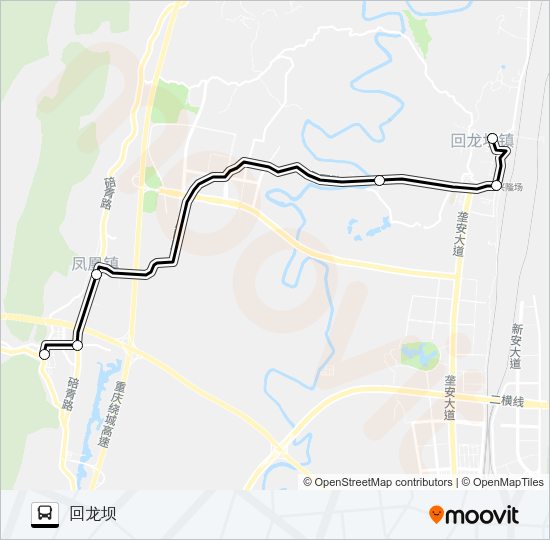 公交283路的线路图