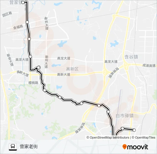 285路 Bus Line Map