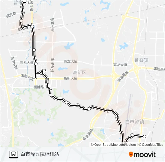 285路 Bus Line Map
