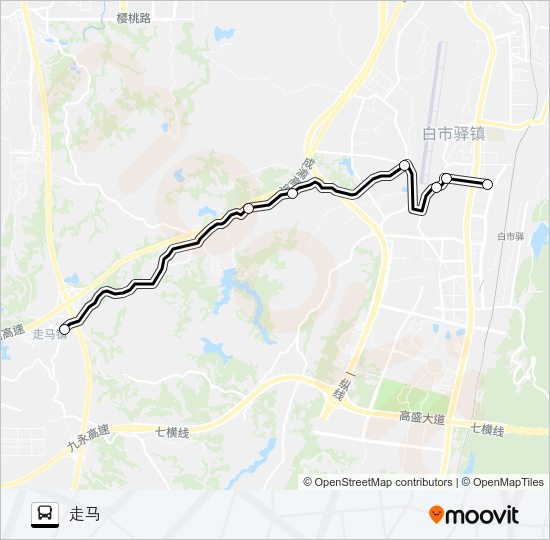 286路 Bus Line Map