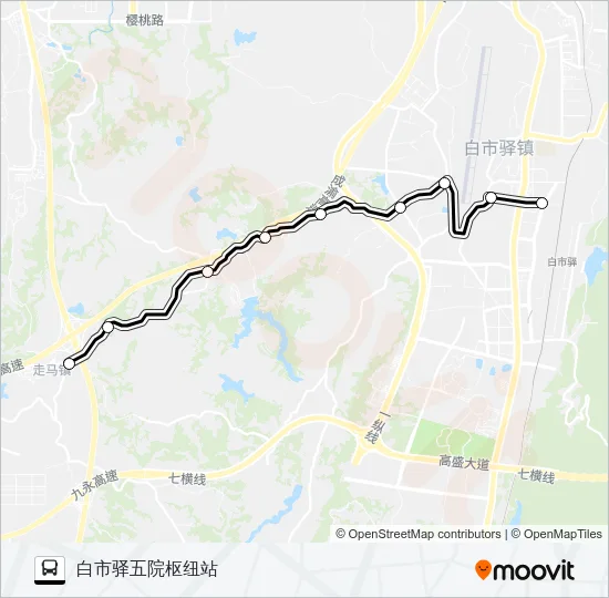 286路 Bus Line Map