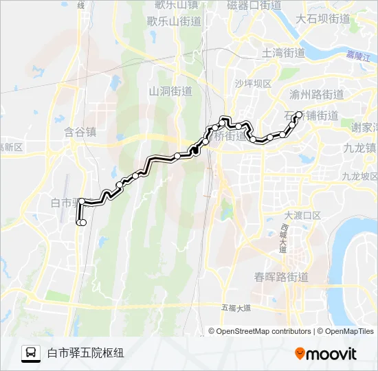 287路 Bus Line Map