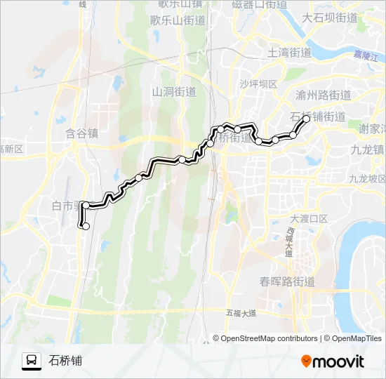 287路 Bus Line Map