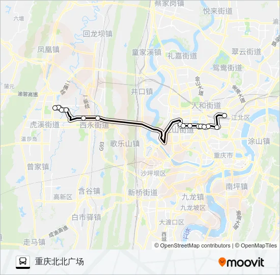 288路 Bus Line Map