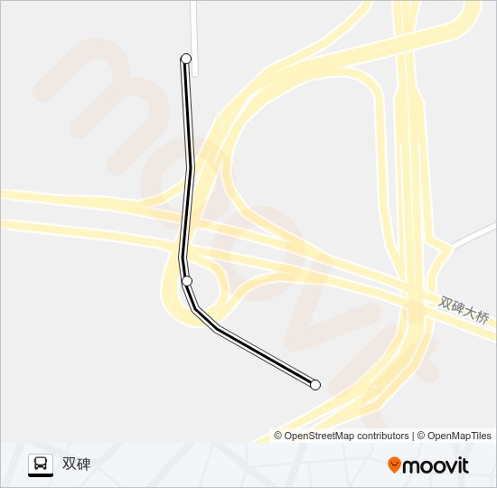 公交289路的线路图