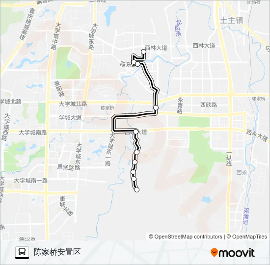 292路 Bus Line Map