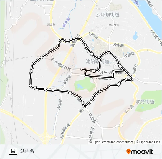 228路外环 Bus Line Map