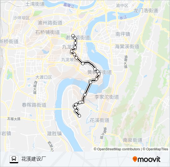 233路区间 Bus Line Map
