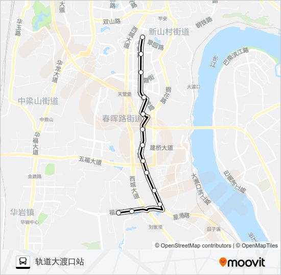 公交235区间路的线路图