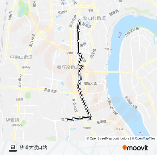235路区间 Bus Line Map