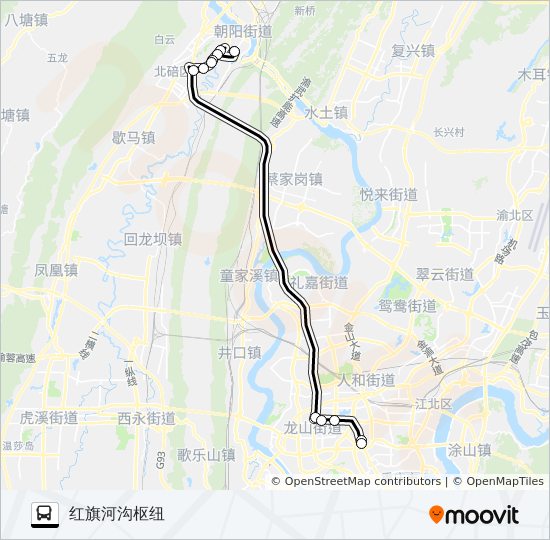 重庆280路公交车路线图图片