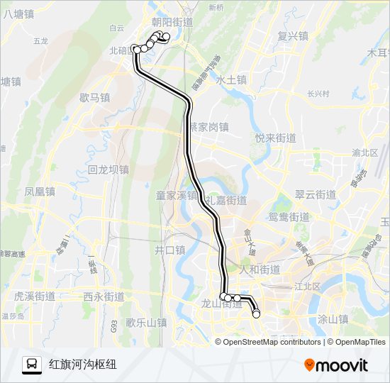 重庆280路公交车路线图图片