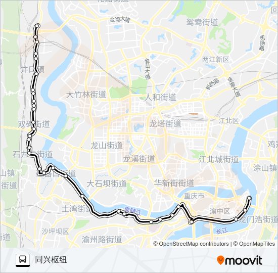 公交503路的线路图