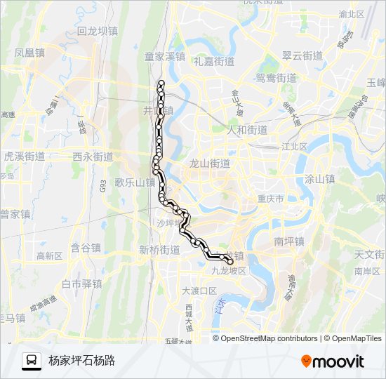 公交504路的线路图