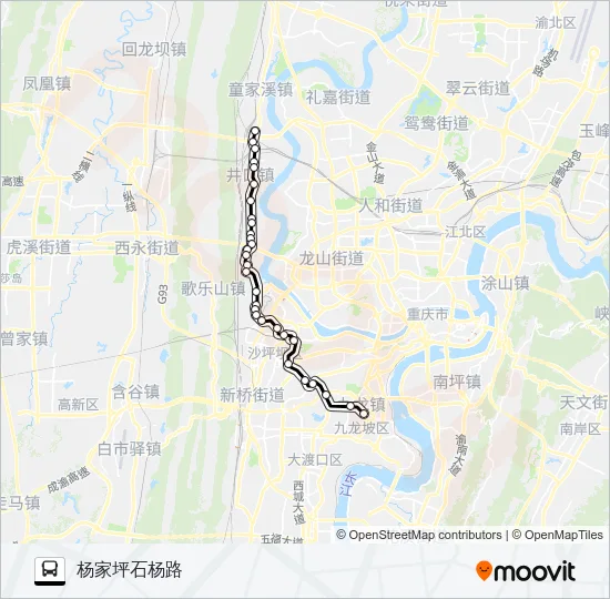 504路 Bus Line Map
