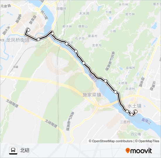 507路 Bus Line Map
