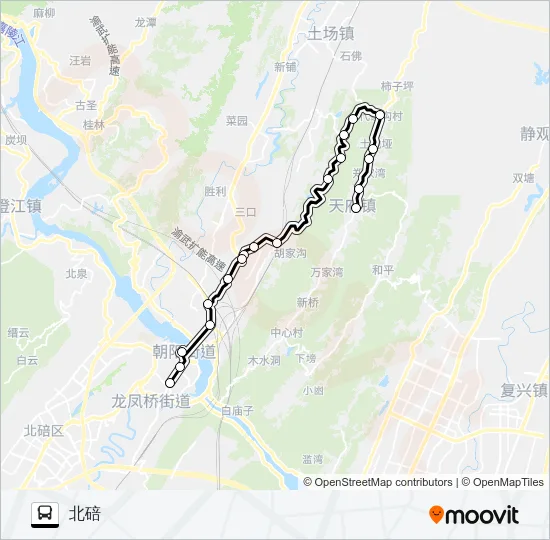 508路 Bus Line Map
