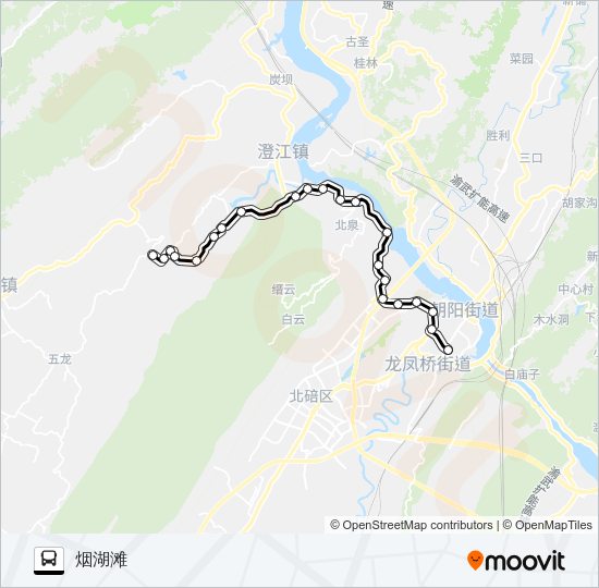 公交511路的线路图