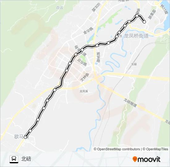 515路 Bus Line Map