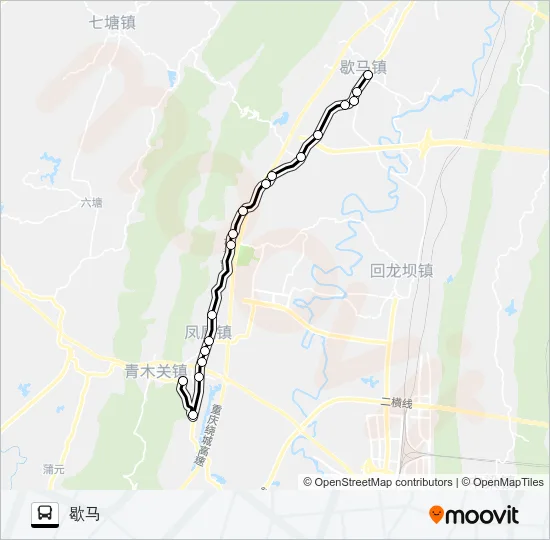 516路 Bus Line Map