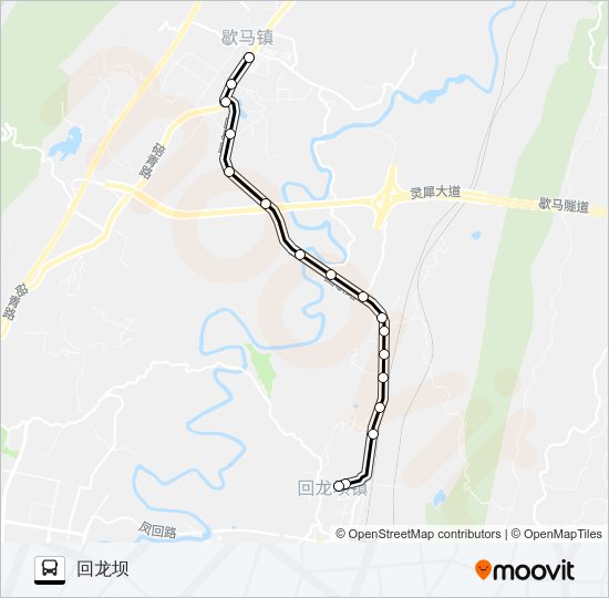 517路 bus Line Map