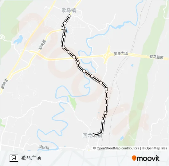 517路 Bus Line Map