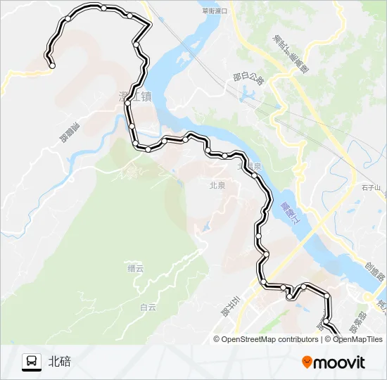 519路 Bus Line Map