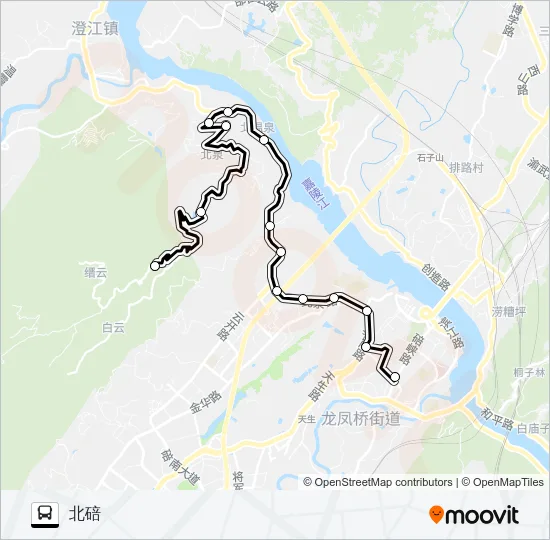 520路 Bus Line Map