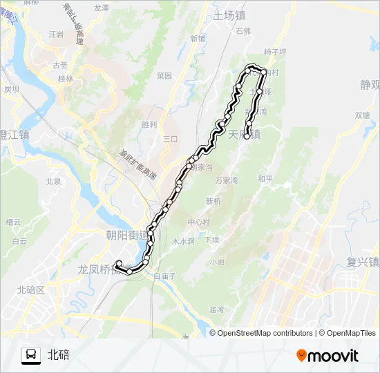 521路 Bus Line Map