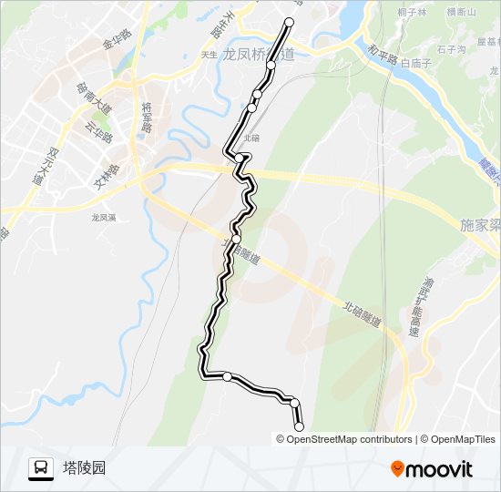 公交528路的线路图